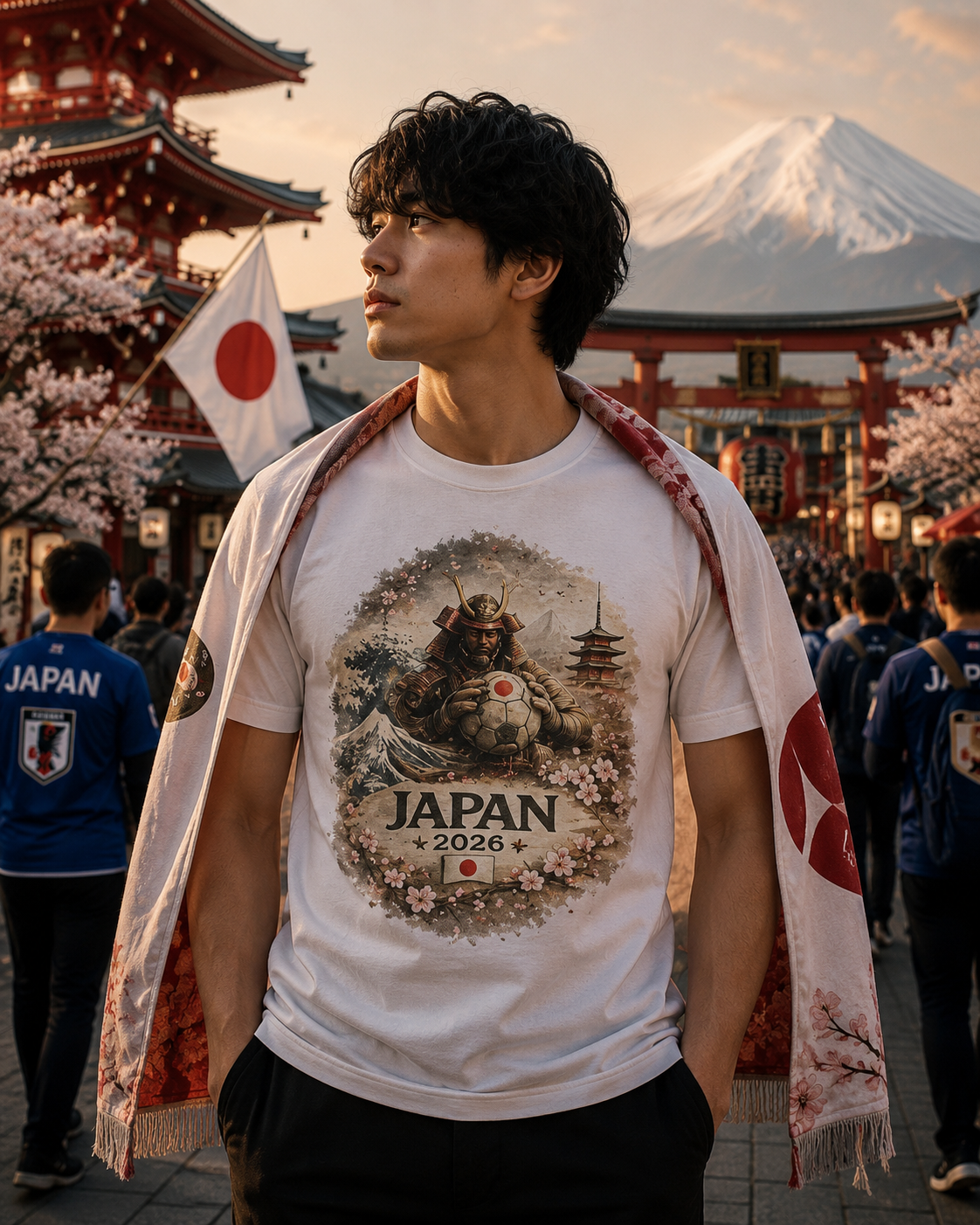 Japan 2026 World Cup Heritage Tee | Premium Football Fan Shirt