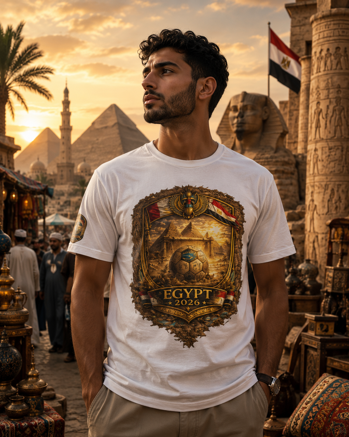 Egypt 2026 World Cup Heritage Tee | Premium Football Fan Shirt