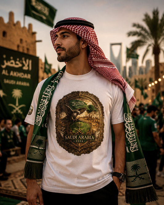 Saudi Arabia 2026 World Cup Heritage Tee | Premium Football Fan Shirt