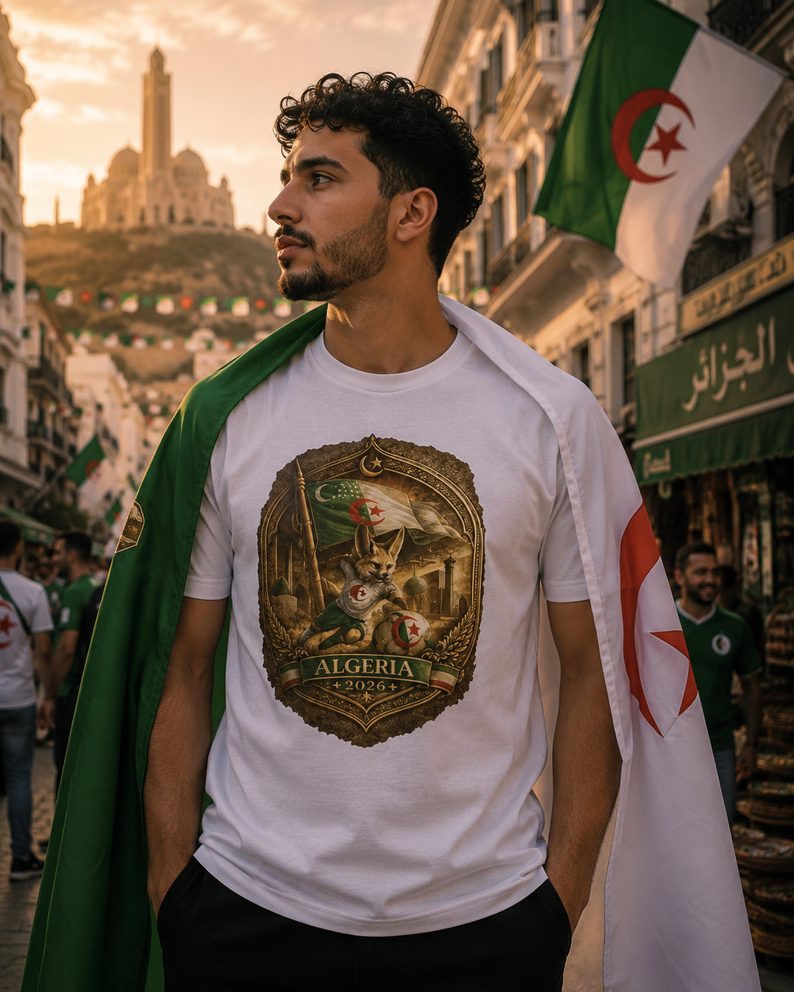 Algeria 2026 World Cup Heritage Tee | Premium Football Fan Shirt