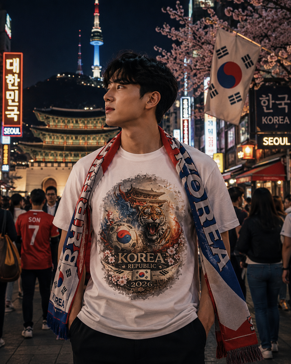 Korea Republic 2026 World Cup Heritage Tee | Premium Football Fan Shirt