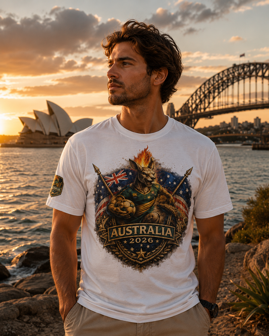 Australia 2026 World Cup Heritage Tee | Premium Football Fan Shirt