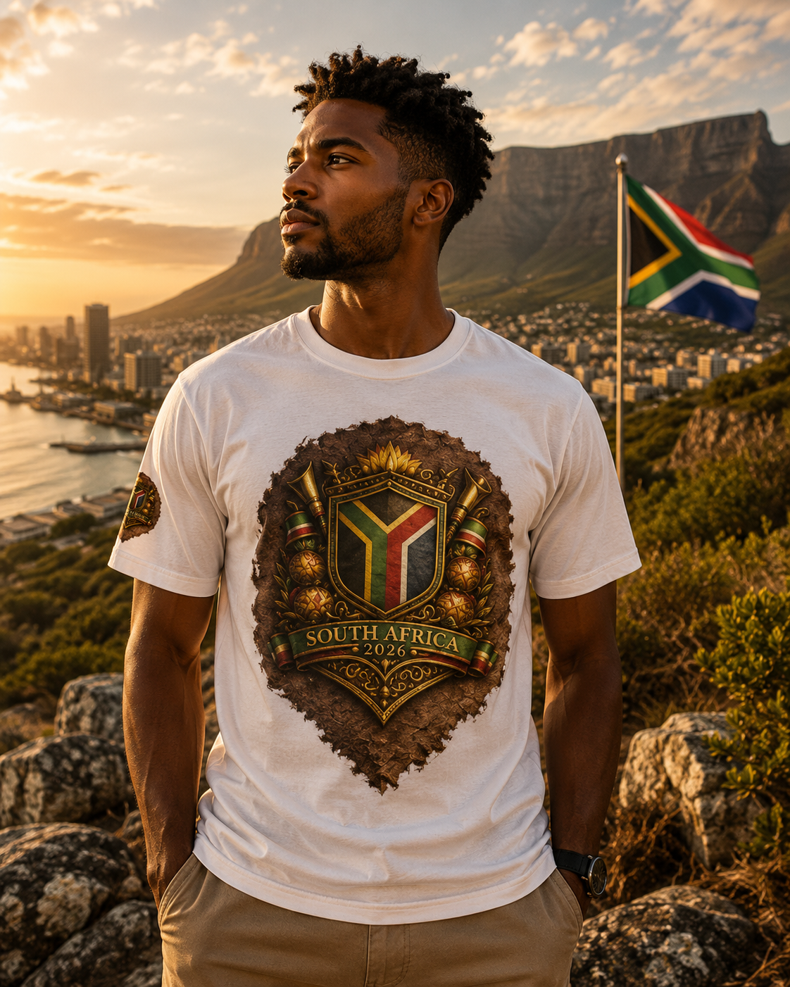 South Africa 2026 World Cup Heritage Tee | Premium Football Fan Shirt