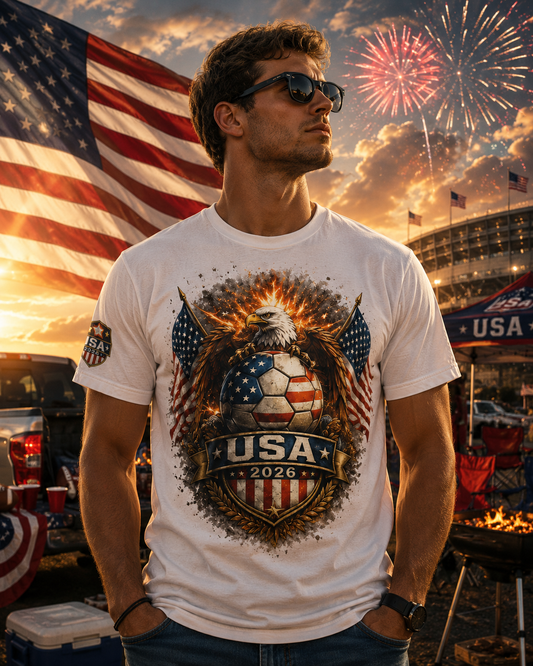 USA 2026 World Cup Heritage Tee | Premium Football Fan Shirt