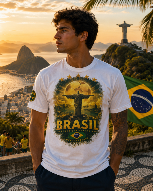 Brazil 2026 World Cup Heritage Tee | Premium Football Fan Shirt