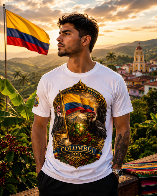 Colombia 2026 World Cup Heritage Tee | Premium Football Fan Shirt
