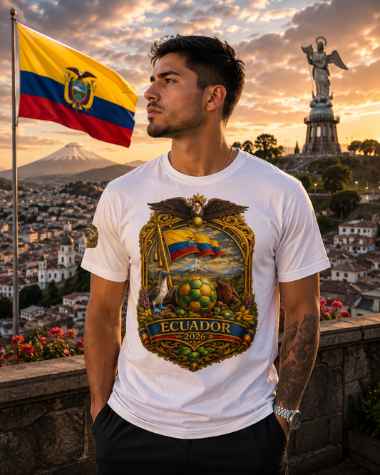 Ecuador 2026 World Cup Heritage Tee | Premium Football Fan Shirt