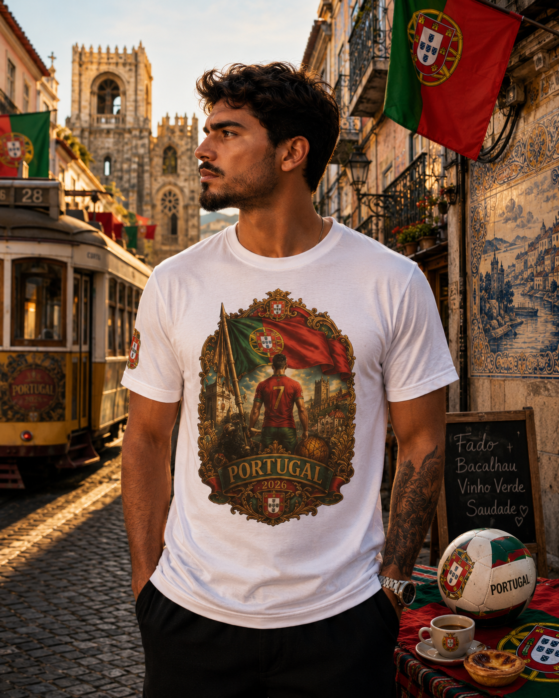 Portugal 2026 World Cup Heritage Tee | Premium Football Fan Shirt