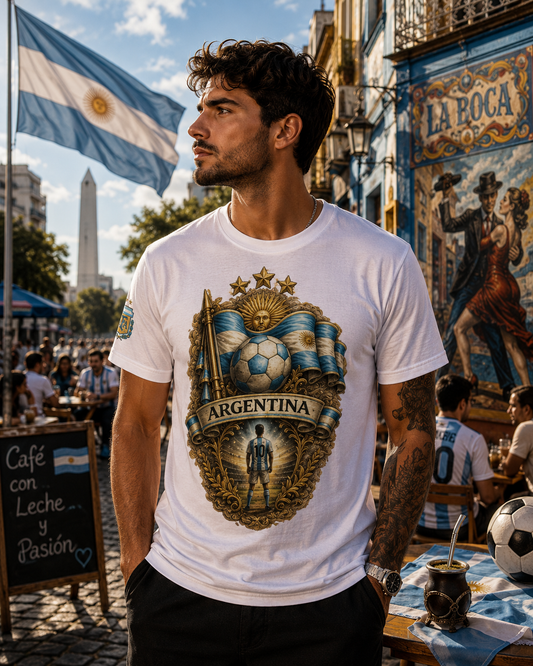 Argentina 2026 World Cup Heritage Tee | Premium Football Fan Shirt