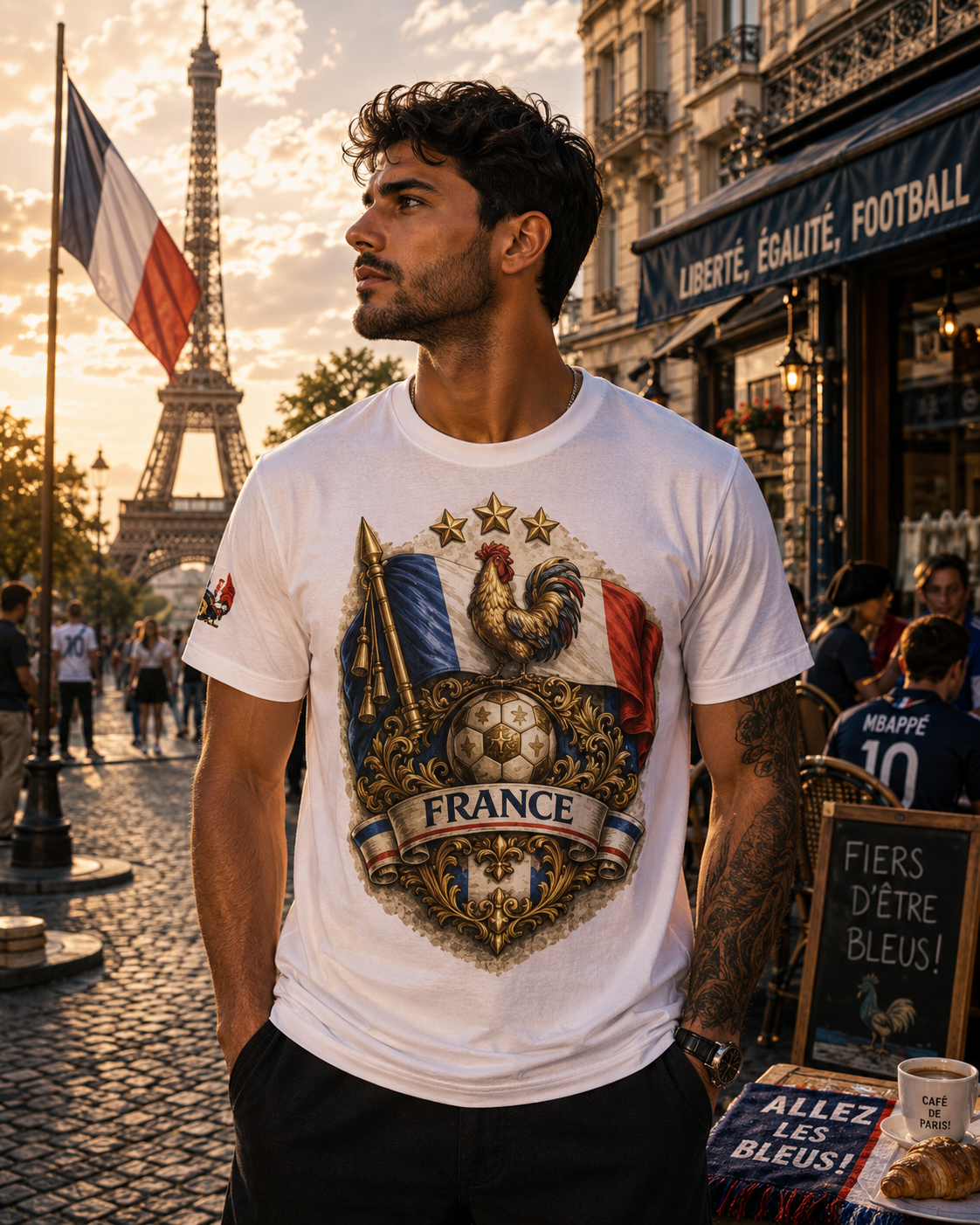 France 2026 World Cup Heritage Tee | Premium Football Fan Shirt