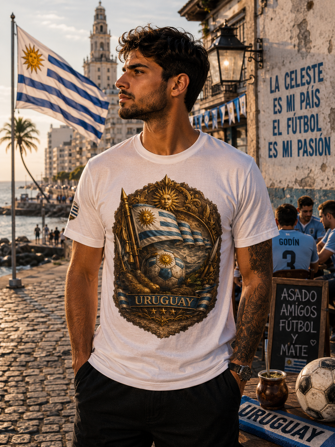 Uruguay 2026 World Cup Heritage Tee | Premium Football Fan Shirt