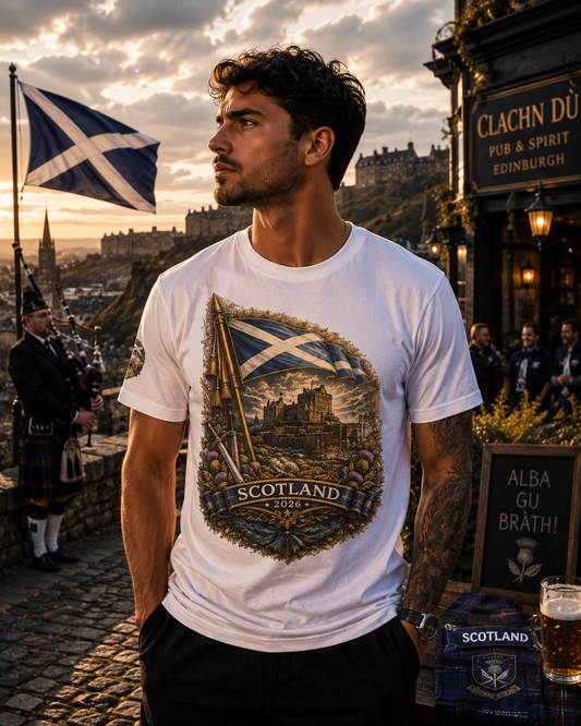 Scotland 2026 World Cup Heritage Tee | Premium Football Fan Shirt