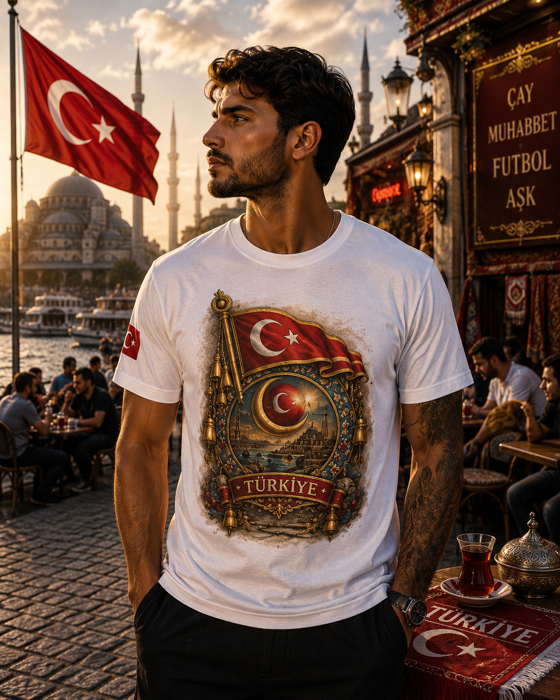 Türkiye 2026 World Cup Heritage Tee | Premium Football Fan Shirt
