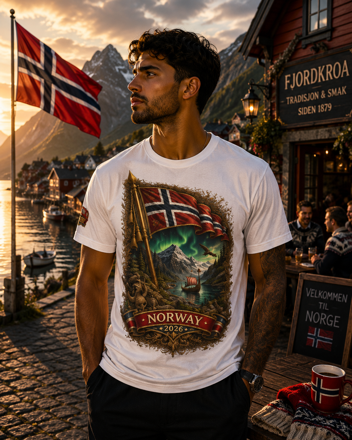 Norway 2026 World Cup Heritage Tee | Premium Football Fan Shirt