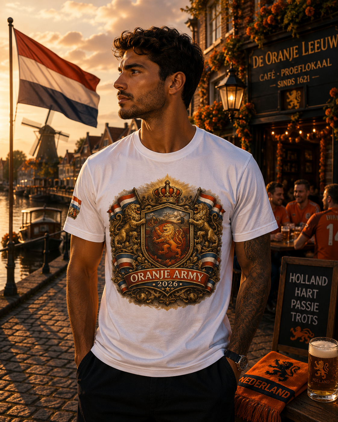 Netherlands 2026 World Cup Heritage Tee | Premium Football Fan Shirt