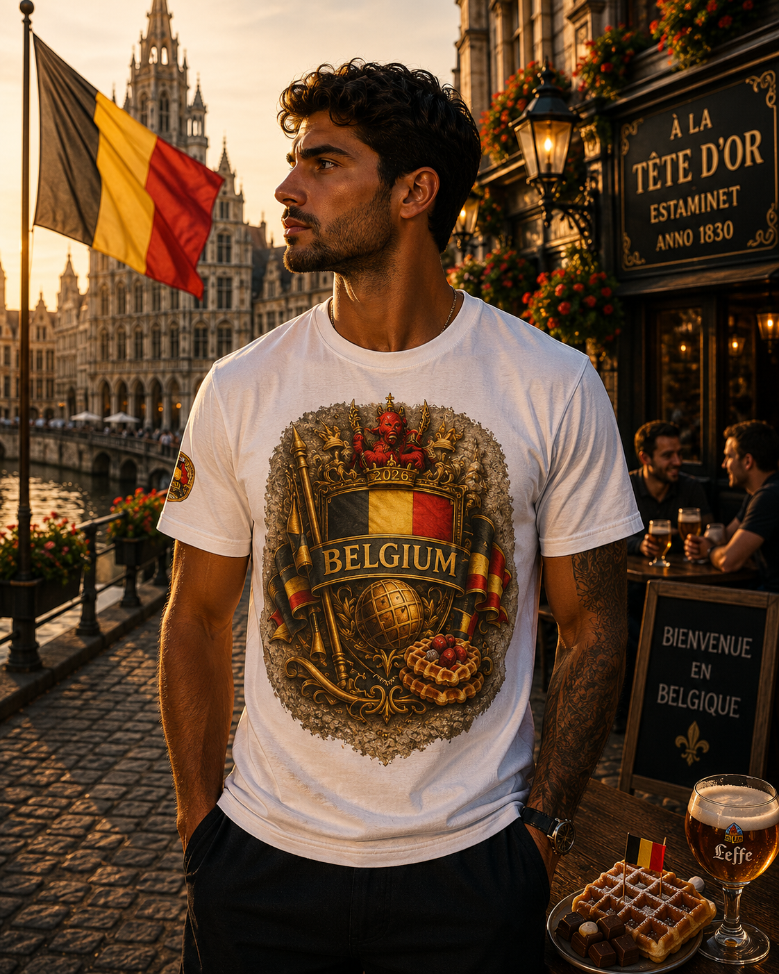 Belgium 2026 World Cup Heritage Tee | Premium Football Fan Shirt