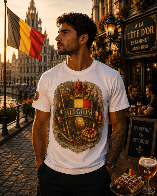 Belgium 2026 World Cup Heritage Tee | Premium Football Fan Shirt