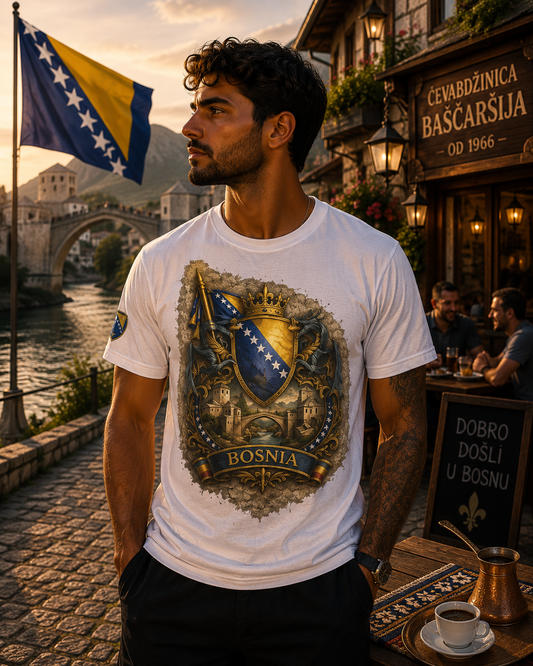 Bosnia & Herzegovina 2026 World Cup Heritage Tee | Premium Football Fan Shirt