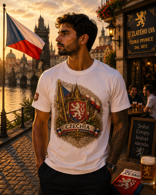 Czechia 2026 World Cup Heritage Tee | Premium Football Fan Shirt